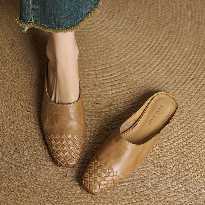 Velsa Genuine Leather Mules