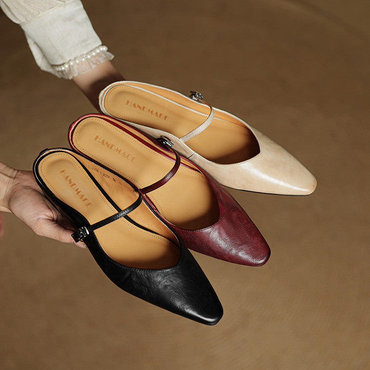 Orella l  Genuine Leather Mules