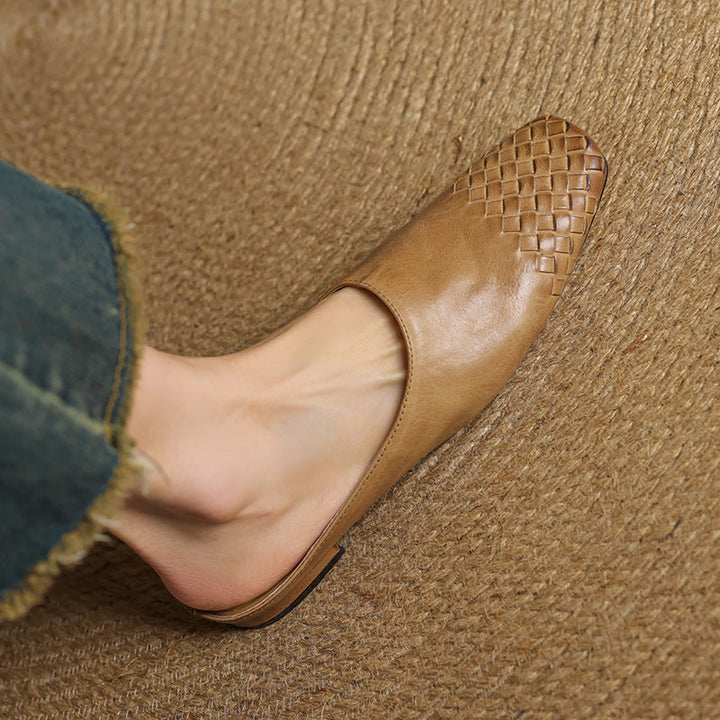 Velsa Genuine Leather Mules