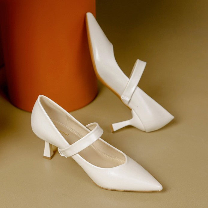 Caelune Strap Point Heels