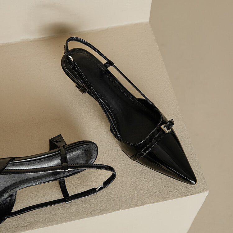 Corinne Slingback Kitten Heels