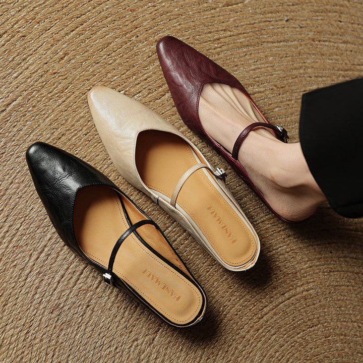 Orella l  Genuine Leather Mules