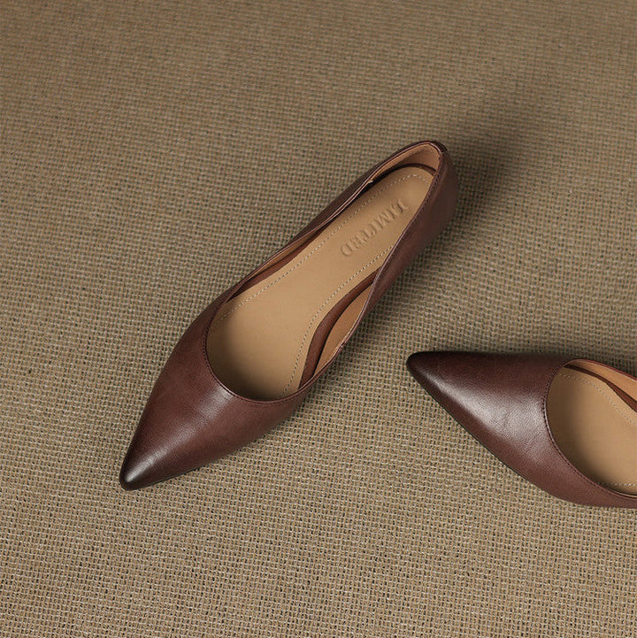 Arla Leather Flats