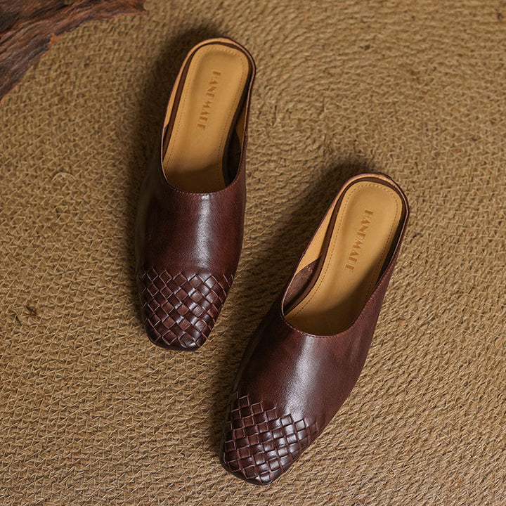 Velsa Genuine Leather Mules