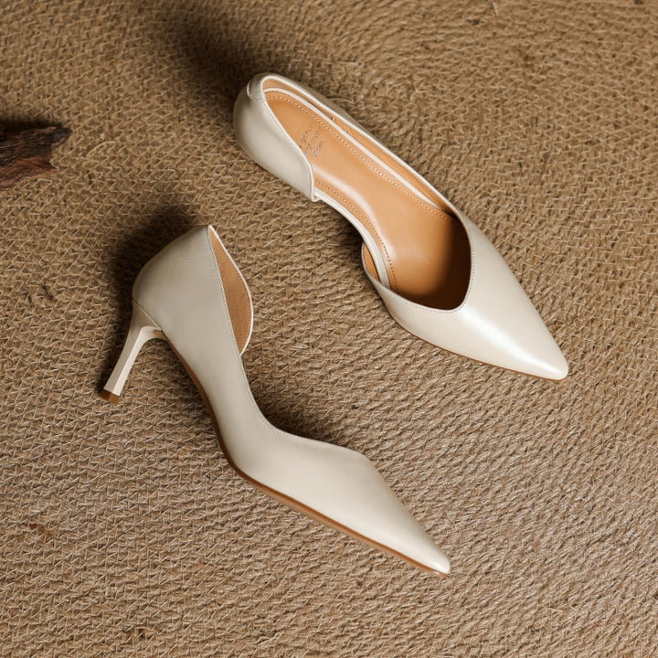 Velisse D’Orsay Leather Pumps