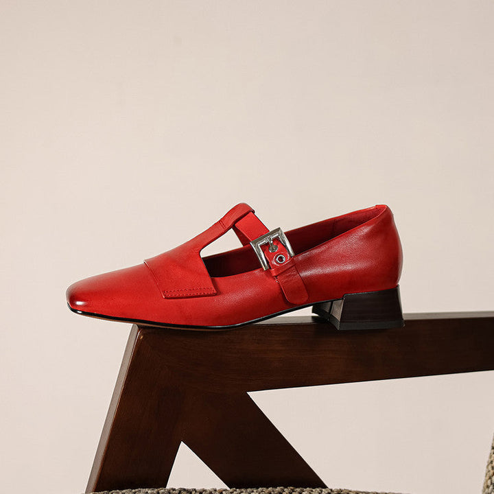Veyra Genuine Leather Heels