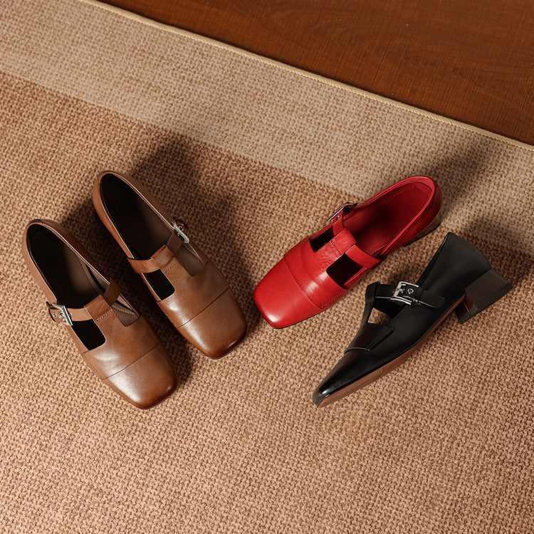 Veyra Genuine Leather Heels