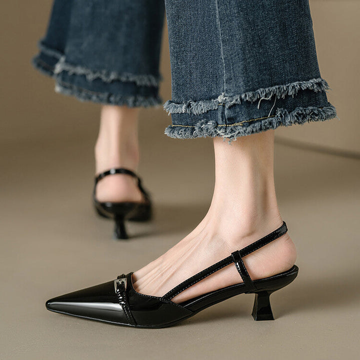 Corinne Slingback Kitten Heels