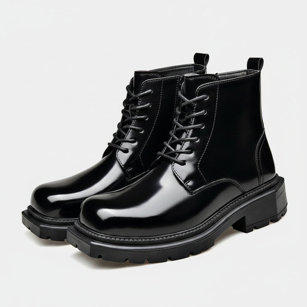 Dorian l Leather Ankle Boots