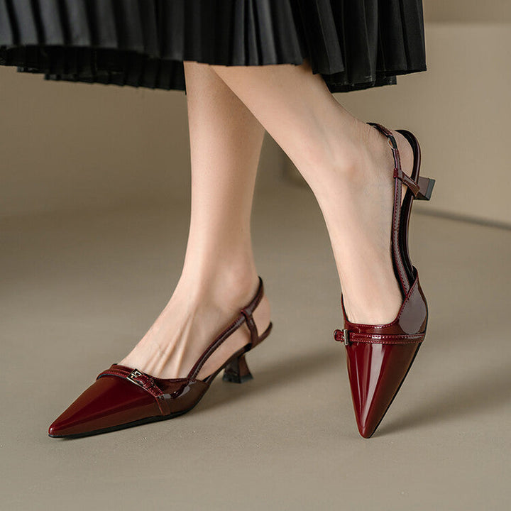 Corinne Slingback Kitten Heels