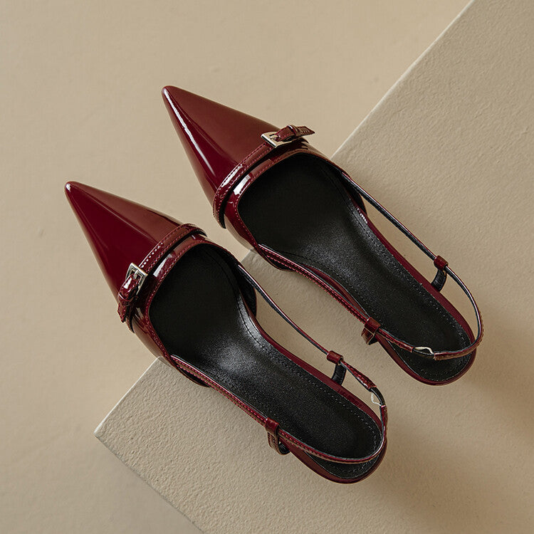 Corinne Slingback Kitten Heels