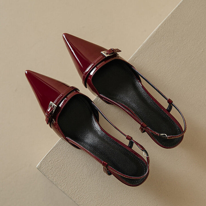 Corinne Slingback Kitten Heels