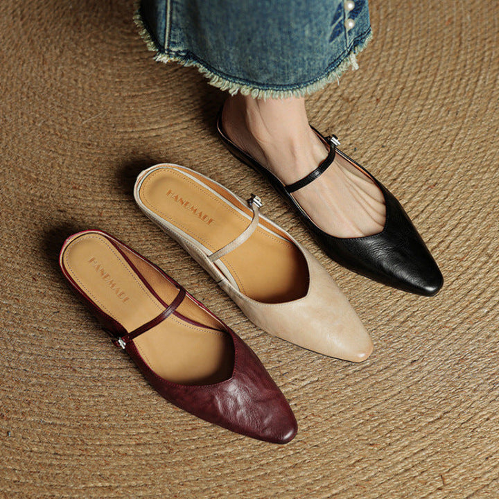 Orella l  Genuine Leather Mules