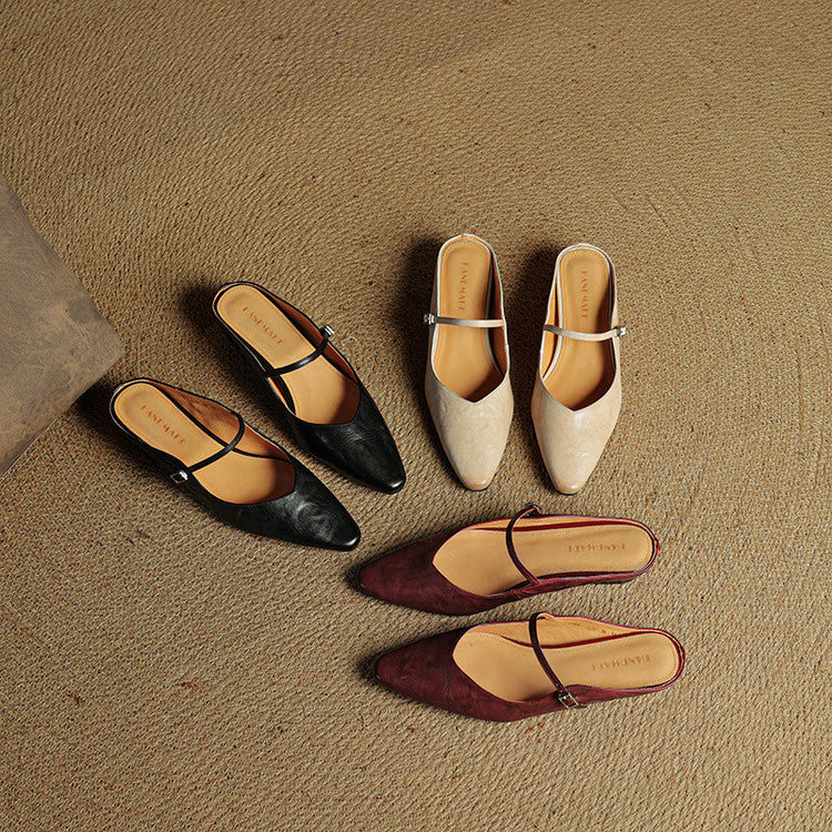 Orella l  Genuine Leather Mules