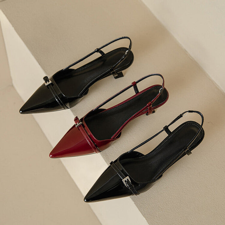 Corinne Slingback Kitten Heels