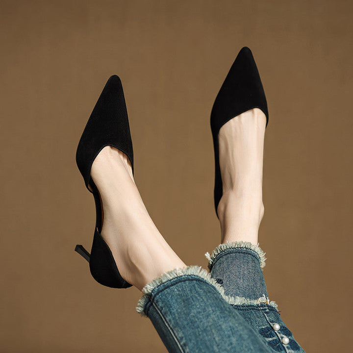 Velisse D’Orsay Leather Pumps