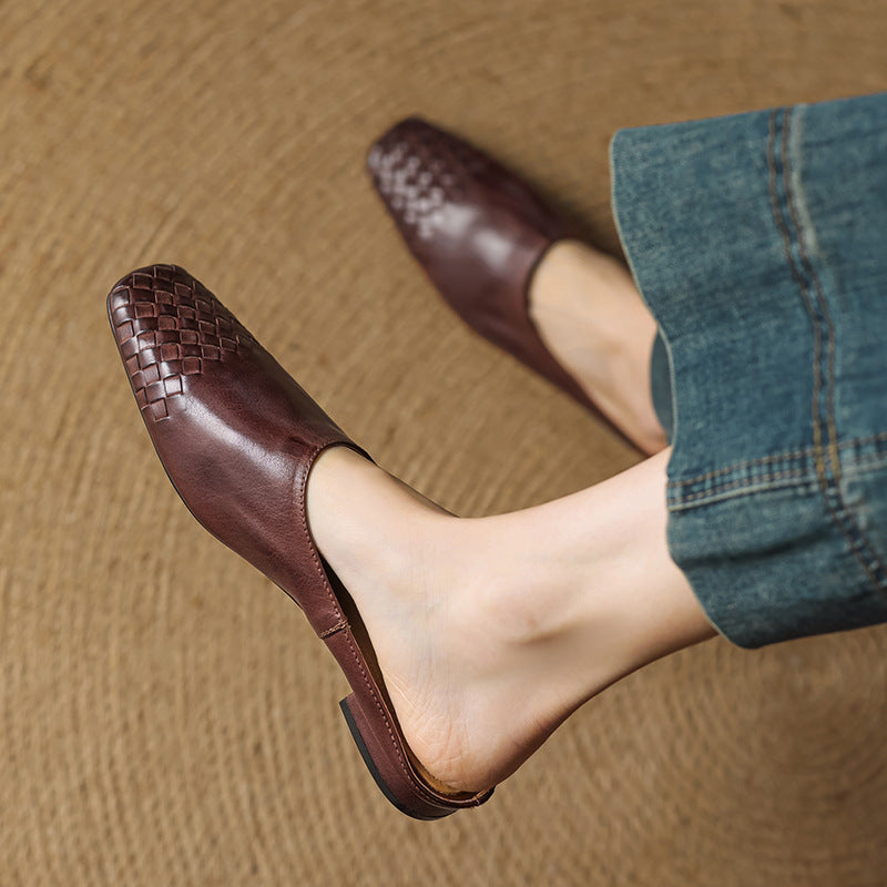 Velsa Genuine Leather Mules