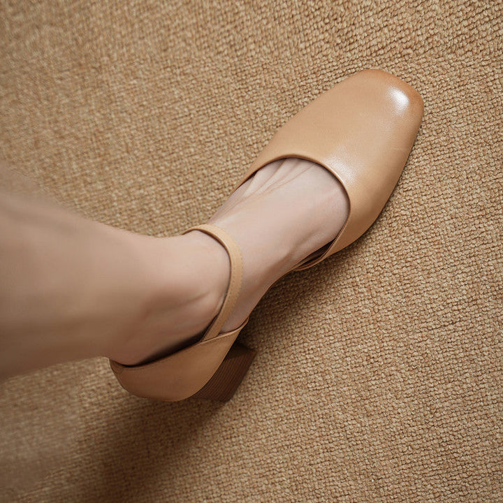 Amry Genuine Leather Heels