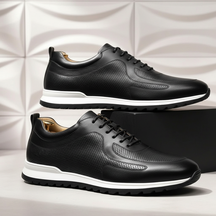 Lussu Cowhide Leather Sneakers