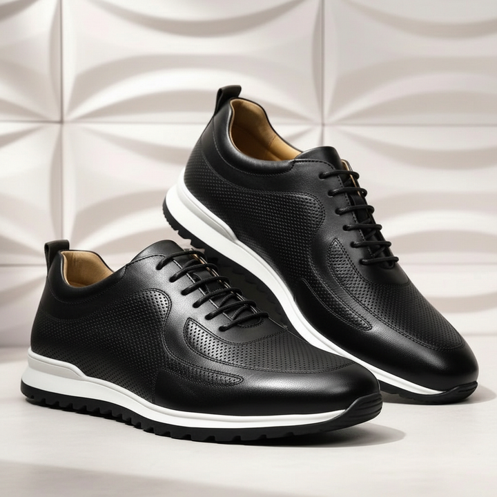 Lussu Cowhide Leather Sneakers
