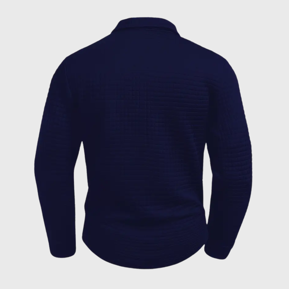 Arden Long-Sleeved Polo — Effortless Elegance with Everyday Functionality