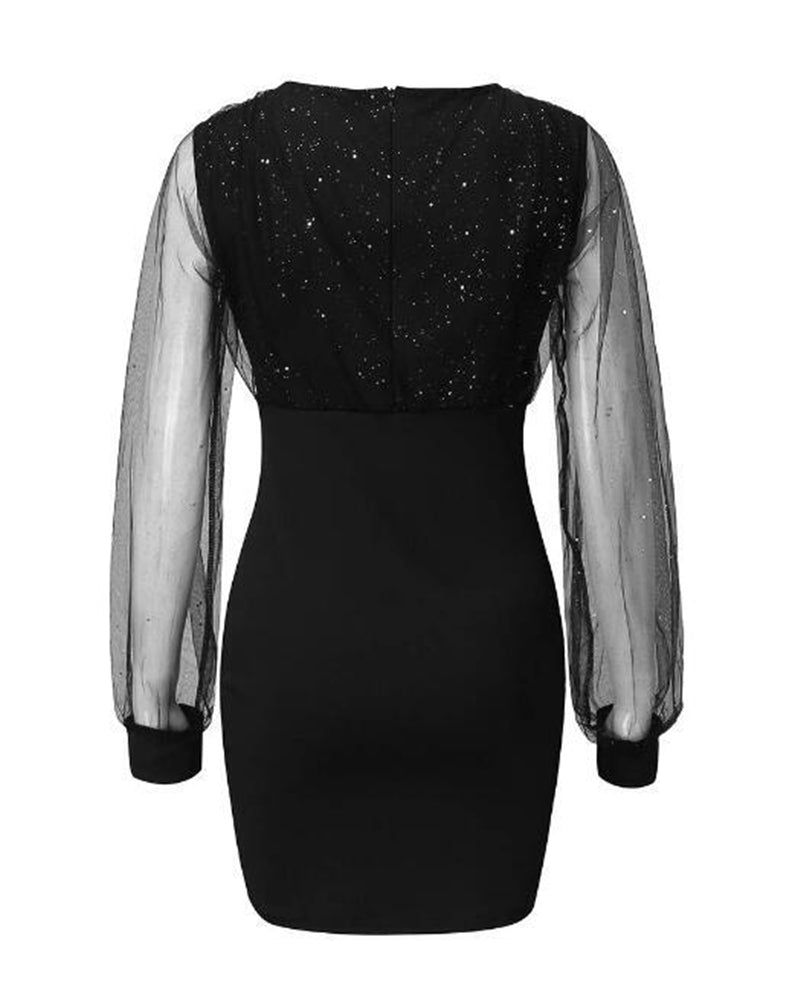 Enyella - Elegant Casual Mesh Dress