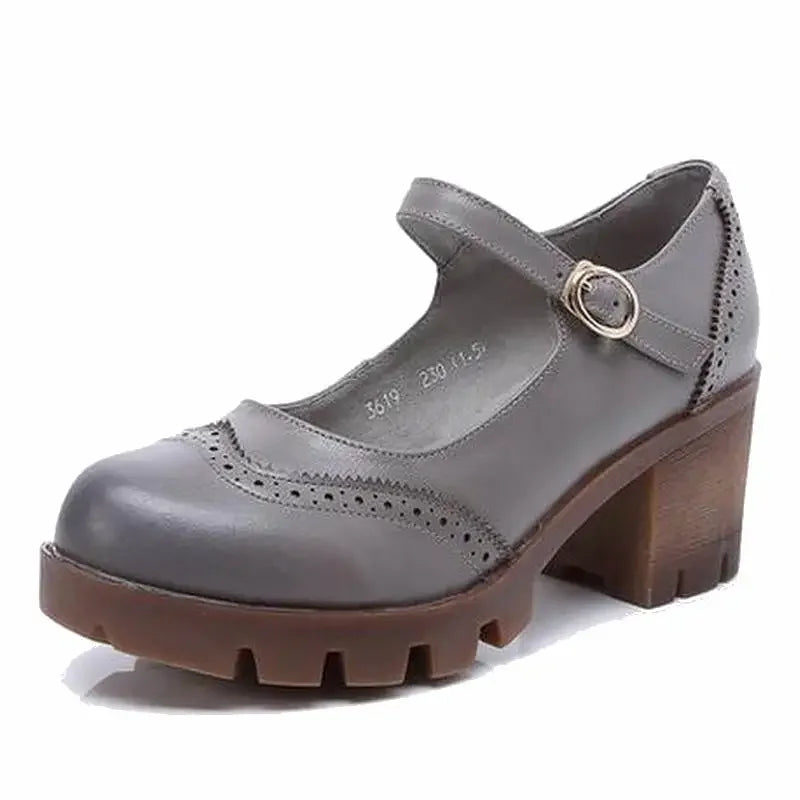 Valerie™ | Mary Jane Block Heels