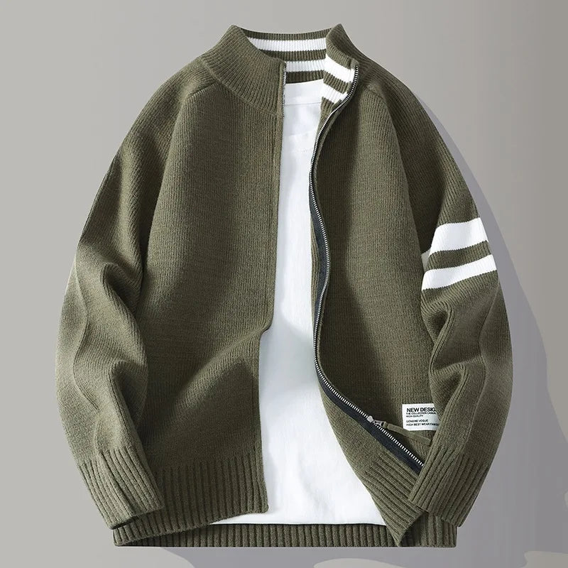 Nolan l Knit Zip Sweater