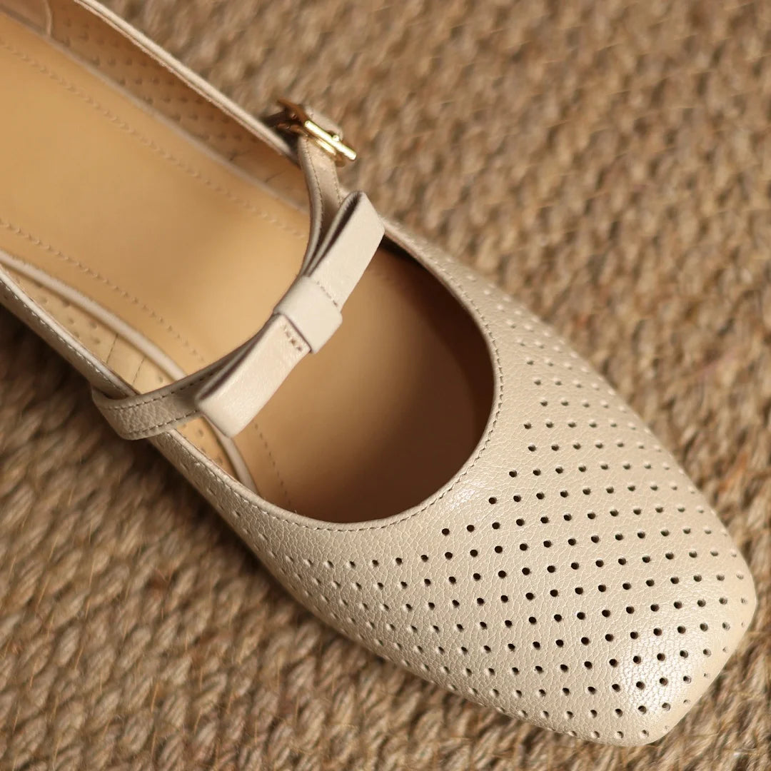 Rosalie Genuine Leather Heels