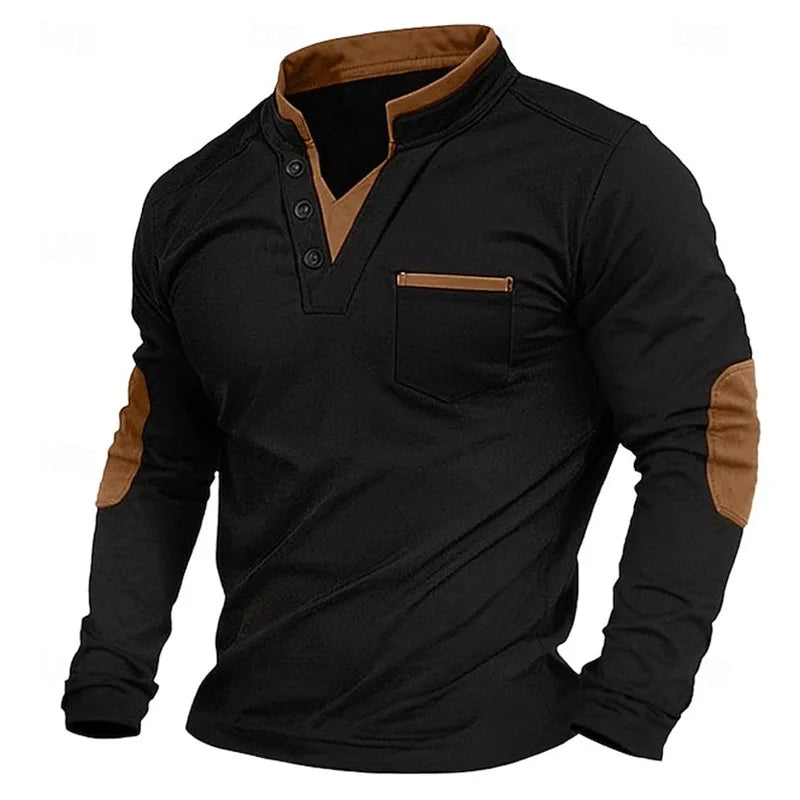Ethan | Classic V-Neck Sweatshirt