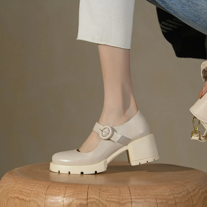 Amelia™ | Mary Jane T-Strap Heels