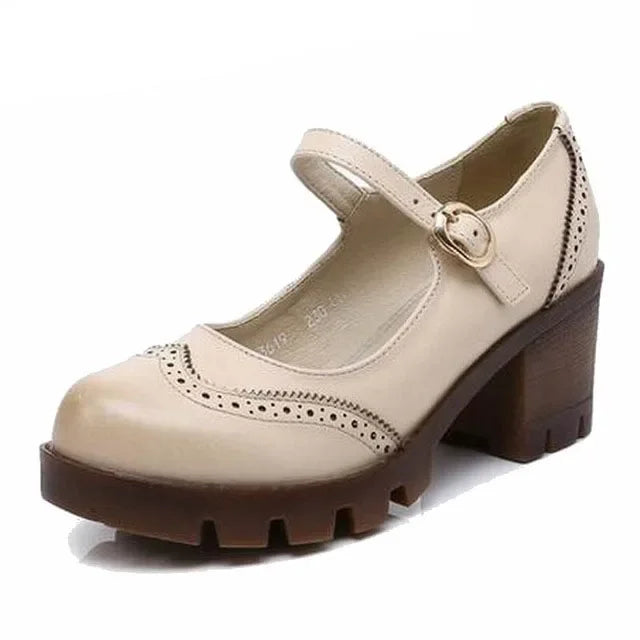 Valerie™ | Mary Jane Block Heels