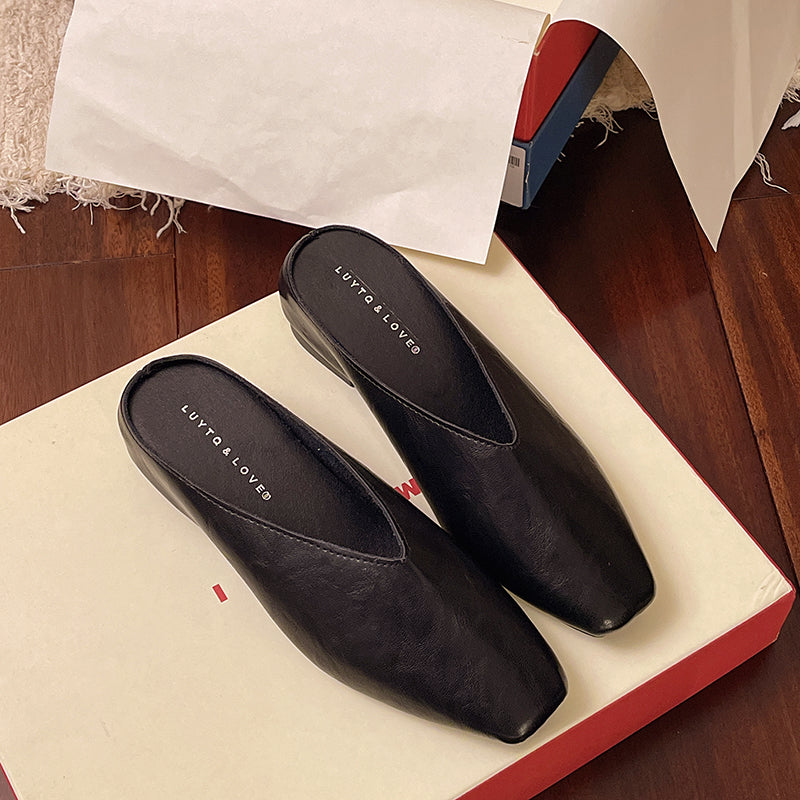 Vale Leather Flats