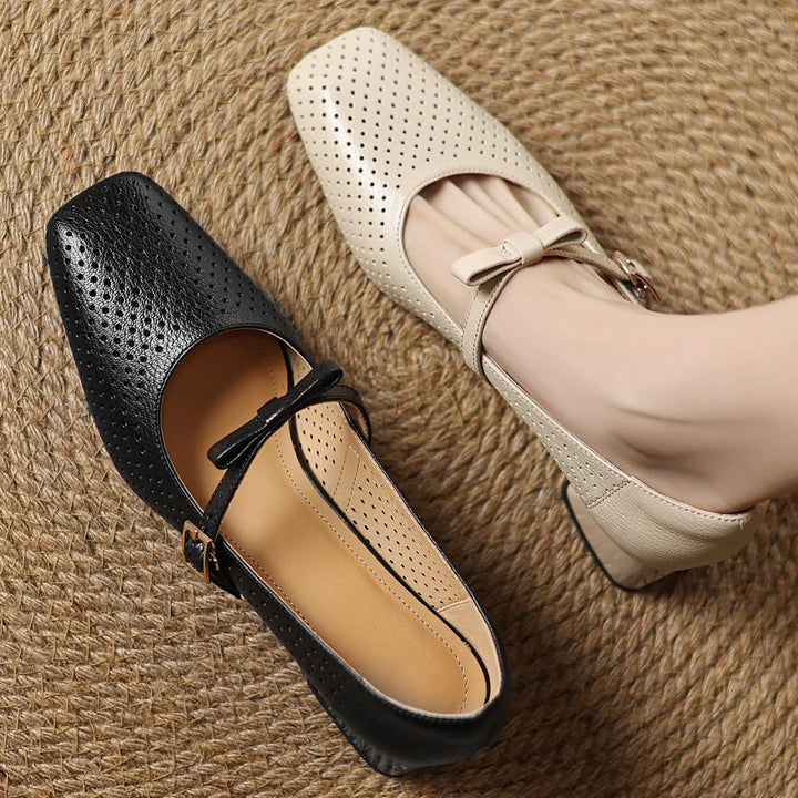 Rosalie Genuine Leather Heels