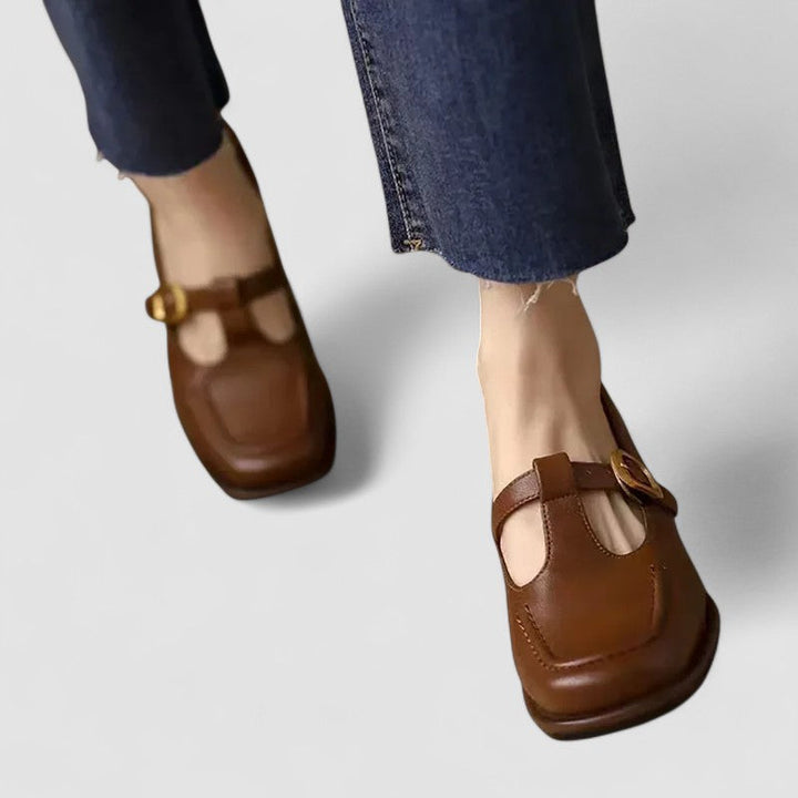 Elizabeth - Orthopedic Shoes with T-Strap Mary Jane