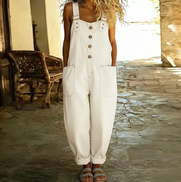 Saylor - Vintage Soft Cotton Denim Overalls