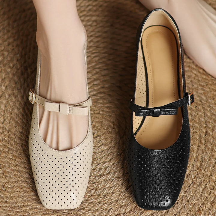 Rosalie Genuine Leather Heels