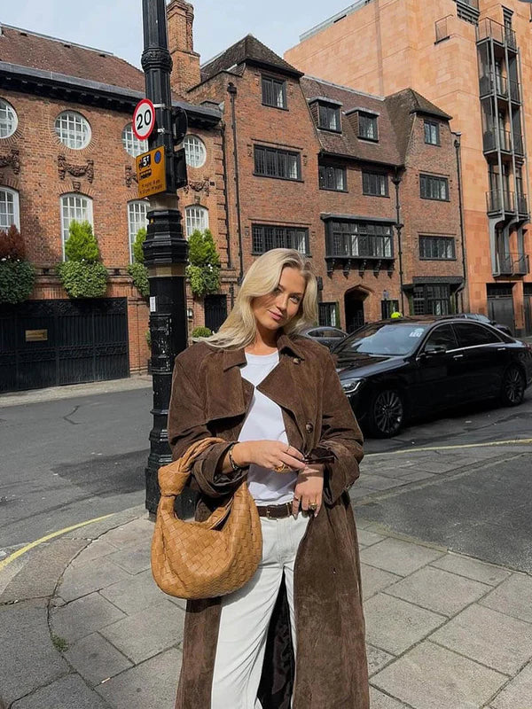 Ayah™ – Elegant Trench Coat for Timeless Sophistication