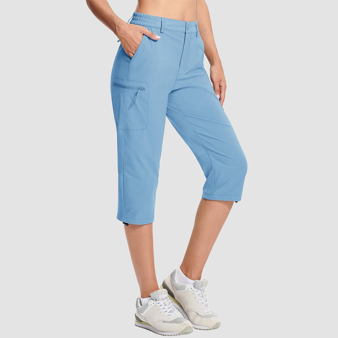 Claire l Water-Resistant Hiking Capri