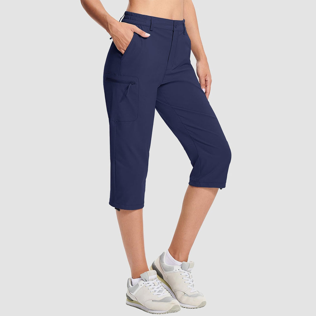 Claire l Water-Resistant Hiking Capri