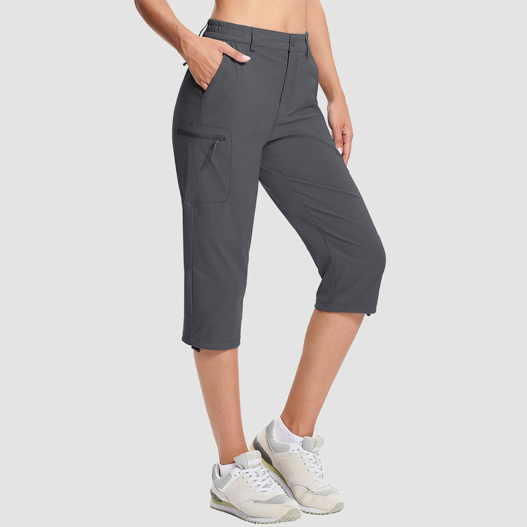 Claire l Water-Resistant Hiking Capri