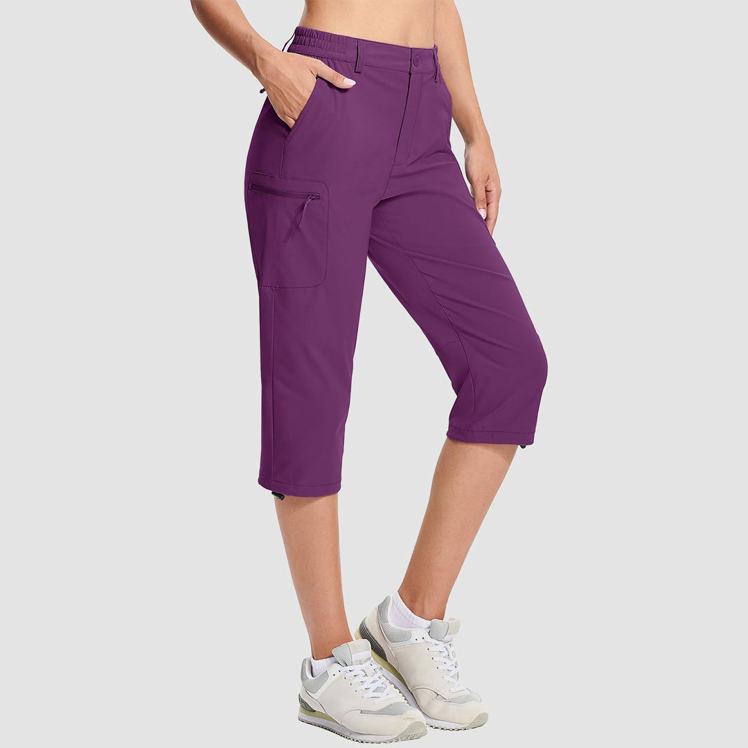 Claire l Water-Resistant Hiking Capri