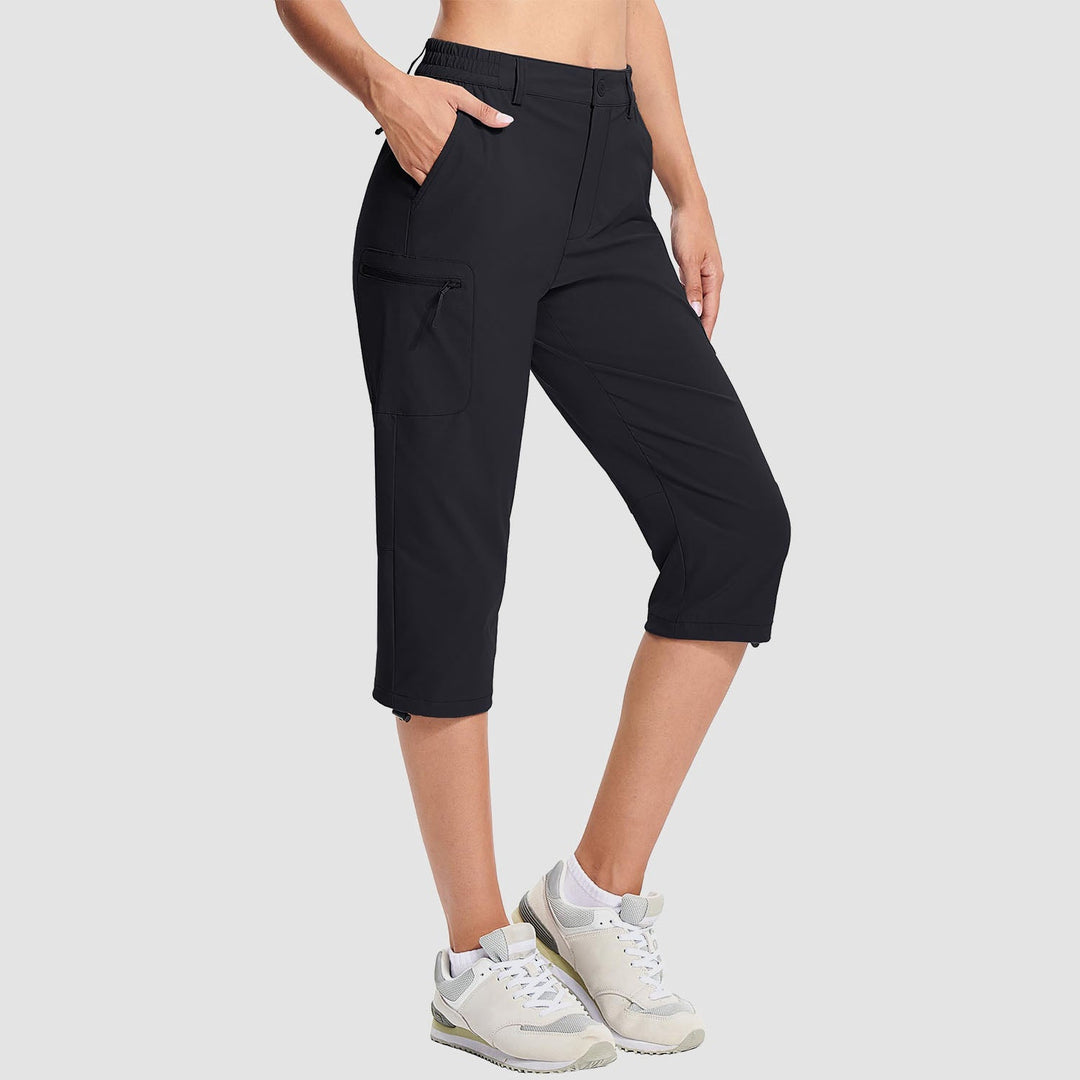 Claire l Water-Resistant Hiking Capri