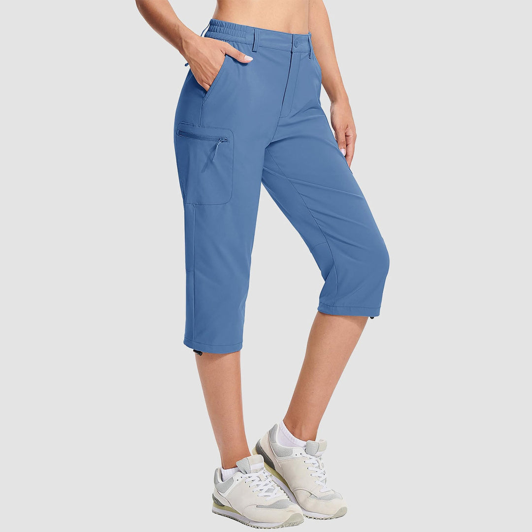 Claire l Water-Resistant Hiking Capri