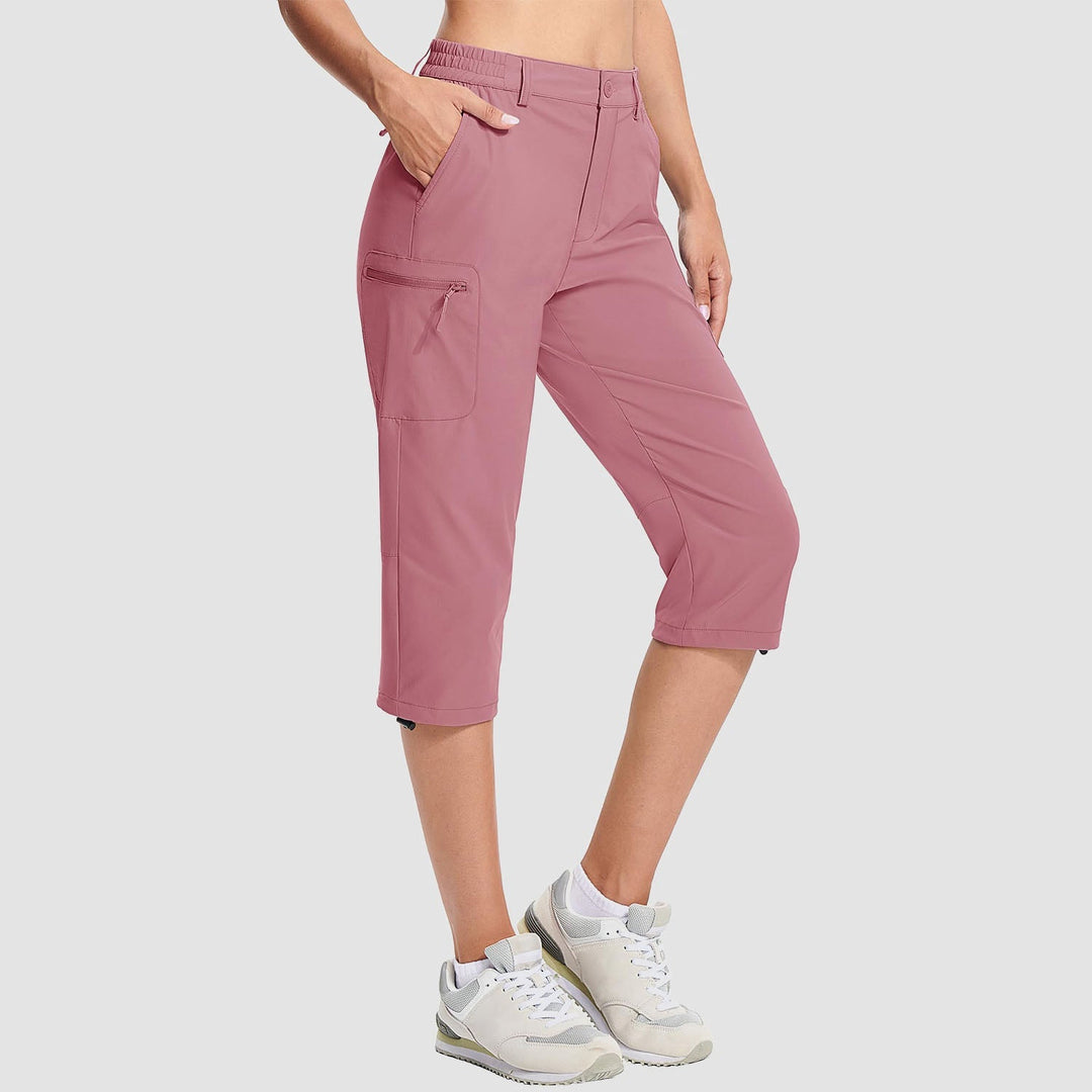 Claire l Water-Resistant Hiking Capri