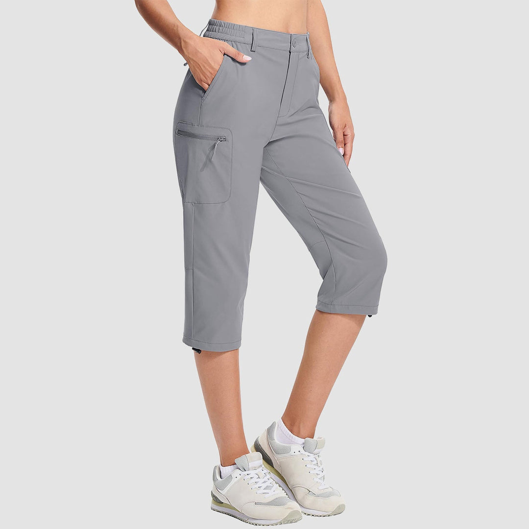 Claire l Water-Resistant Hiking Capri