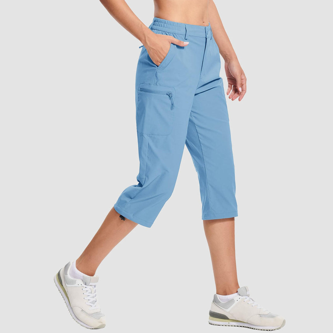 Claire l Water-Resistant Hiking Capri