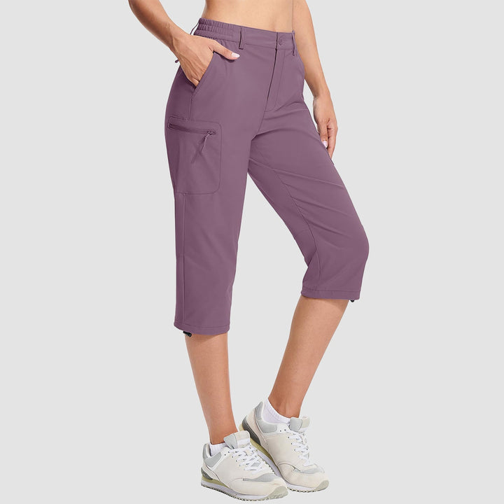 Claire l Water-Resistant Hiking Capri