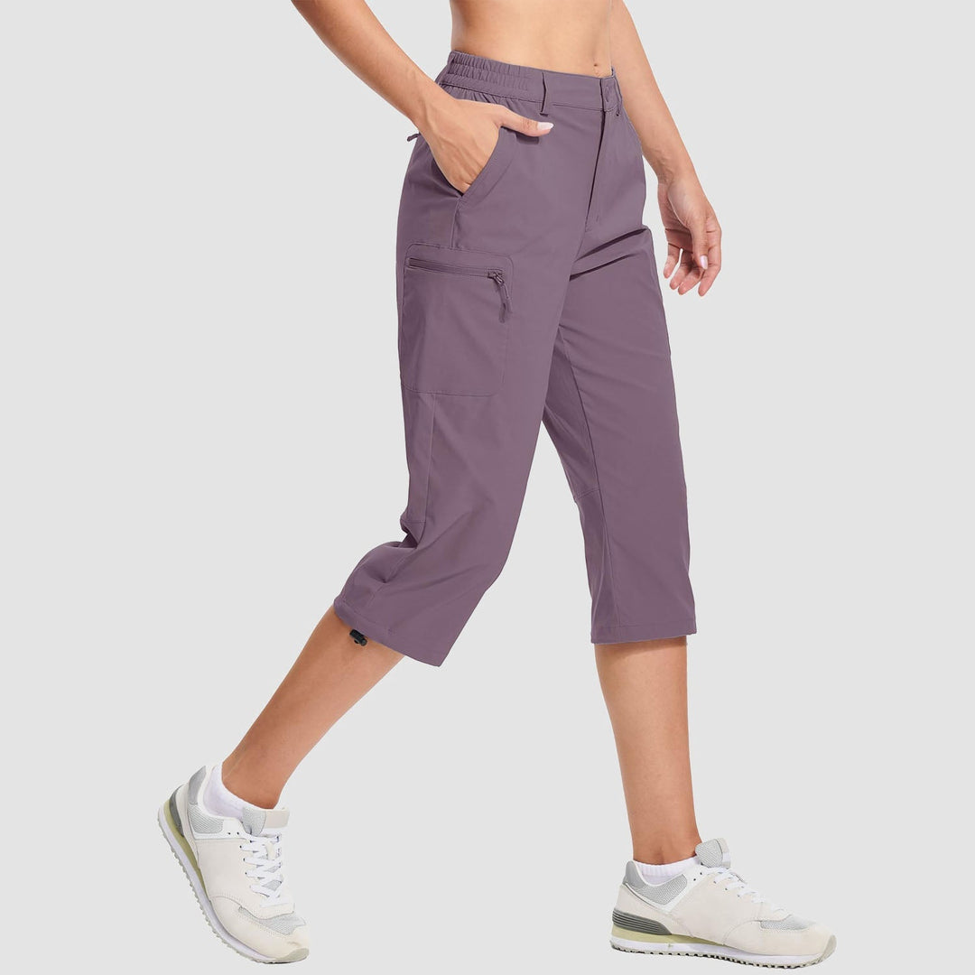 Claire l Water-Resistant Hiking Capri