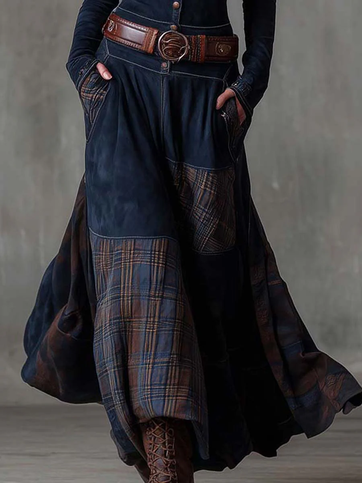 Azucena l Vintage Bohemian Patchwork Dress